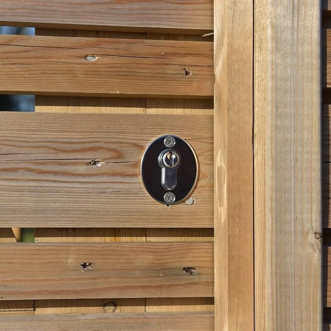 GateMate Long Throw Gate Lock, Euro Profile Keyed Alike Gate Lock for Sheds, Gates & Garage Doors, Keyed Both Sides, 316 Stainless Steel, for Wooden Gates & Doors Up to 2” (50mm), 5 Keys