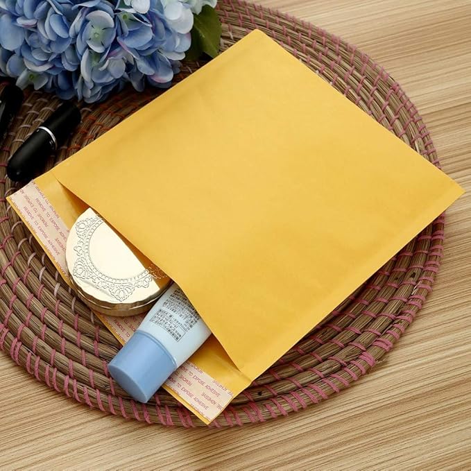 PackageZoom #000 4x8 Padded Envelopes Kraft Bubble Mailer Shipping Envelopes 500 Pack