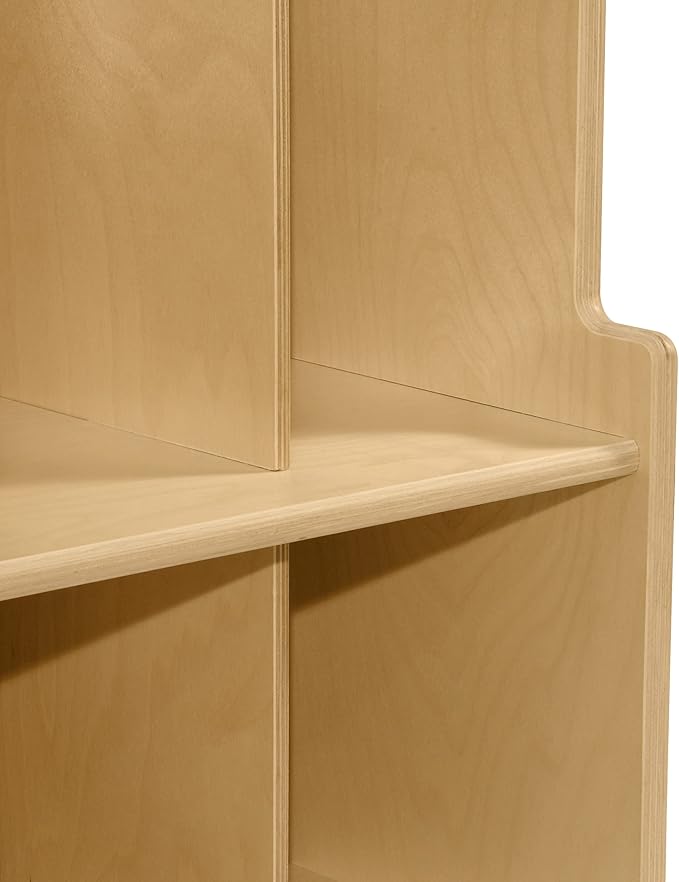 Contender 8 Section Coat Locker with Bench & Cubby Storage, Wooden Backpack Cubby Storage Organizer with Hooks for Daycare, Classroom and Home [Greenguard Gold Certified]