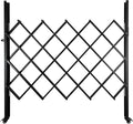65.35"/W X 59.05" Folding Security Gate,U-Shape Single Folding Door Gate,Flexible Expanding Security Gate with 360° Wheels,Mobile Barricade Safety Barrier