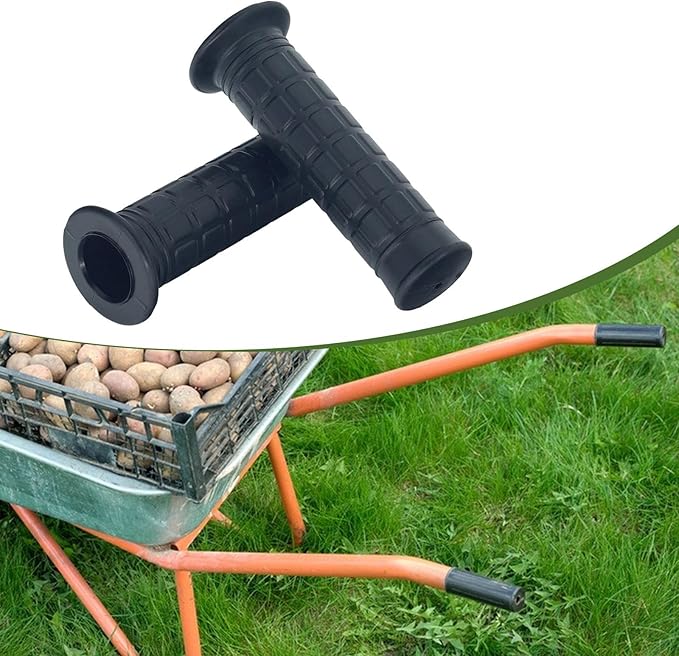2 Pieces Garden Wheelbarrow Handles Handlebar Grips, Directly Replace, Anti Slip, Weatherproof Handle Wraps for Trolley Carts