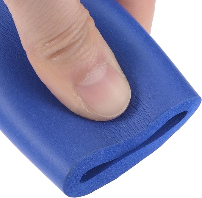 uxcell Foam Tubing for Handle Grip Support, 25mm ID 35mm OD 1m Length Blue