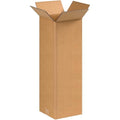 Box USA Moving Boxes Tall 8" x 8" x 24"Pack of 20, Durable Kraft Corrugated Boxes for Shipping, Packaging, Moving & Storage Boxes