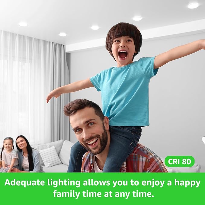 BUBO GU10 LED Bulb 6W Equivalent 50W, 5000K Daylight 650 Lumens, Non-Dimmable GU10 Bulb Replacement for Track Lighting, MR16 LED Bulb for Kitchen, Range Hood, Living Room, Bedroom, 6 Pack