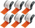 BETCKEY - Continuous Labels Replacement for Brother DK-2223 (1.9 in x 100 ft), Compatible with Brother QL Label Printers [6 Rolls/Continuous Labels, Orange]