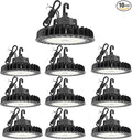HYPERLITE LED High Bay Light 150W 21,750lm 5000K 1-10V Dimmable UL Listed US Hook 5' Cable Alternative to 650W MH/HPS for Gym Factory Warehouse 10-Pack