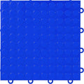 IncStores FlooringInc's Nitro 12"x12" Snap-Together Garage Flooring Tiles, Non-Slip Interlocking Plastic Floor Mat, Garage Organization & Storage, Coin Pattern, Shelby Blue, 52 Tiles, 52 Sq/Ft