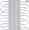 200 PCS DC12V White 6500K Injection 3 LED Module 1.32W Waterproof Decorative Back Light for Letter Sign Advertising Signs with Tape Adhesive Backside