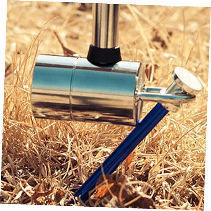 Cabilock 8pcs Aluminum Alloy Tent Pegs Lightweight Camping Stakes Backpacking Tent Accessories for Outdoor Use Random Color