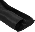 MECCANIXITY 1-3/10 Inch ID Split Loom Tubing 6.5ft Polyester Cord Protector Wire Cable Sleeve for USB Cable Power Cord, Black