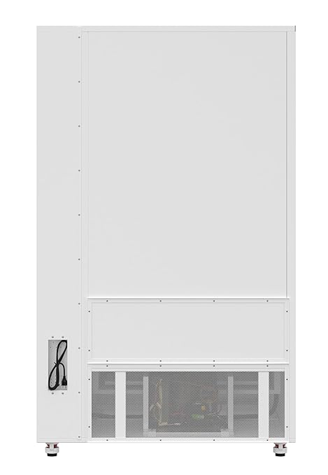 KoolMore 45 in. Commercial Freezer Ice Cream Vending Machine with 44 Slots, Ample 49 in. Touch Display, Bill Acceptor and Credit Card Reader in White