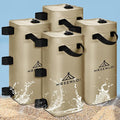 Canopy Water Weights Bag Set of 4,88 LBS Gazebos Tent Water Weights Set, 4 Leg Weights for Gazebo, Pop-Up Canopy, Canopies, Tent (Beige 25L)