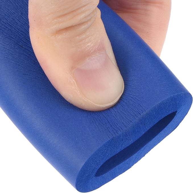 uxcell Foam Tubing for Handle Grip Support, 28mm ID 38mm OD 1m Length Blue