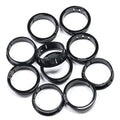 10 pcs Black Snap Bushing 1-1/2" (38 mm) Mounting Diameter, Plastic Cable Hole Grommets for Wiring, Round Nylon Snap in Locking Electrical Wire Cord Hose Tubing Bushings Grommets Protectors