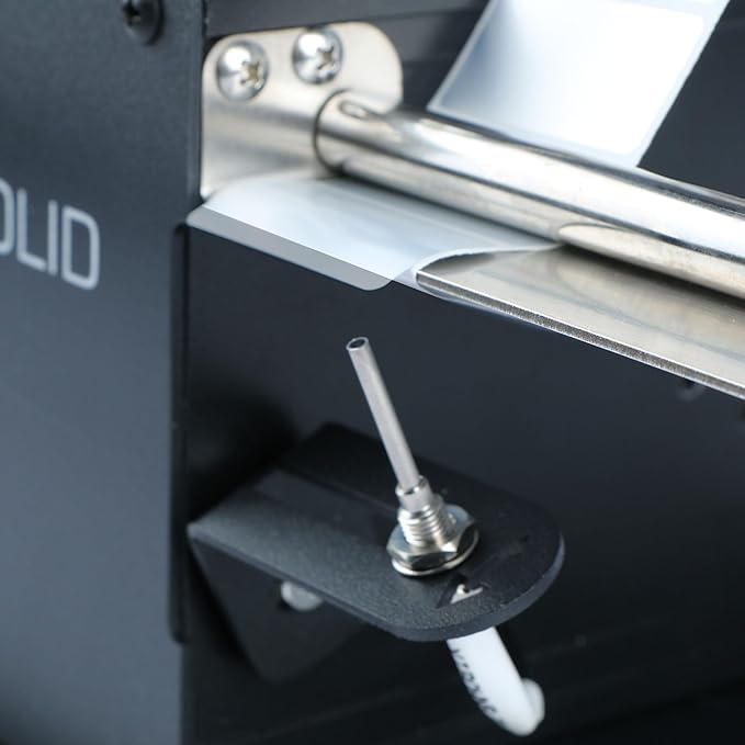 U.S. Solid Automatic Label Dispenser Machine w/Counter Fibre Optic Sensor Speed Adjustable - Clear and Opaque Labels - Width 10-115MM Length 8-130MM
