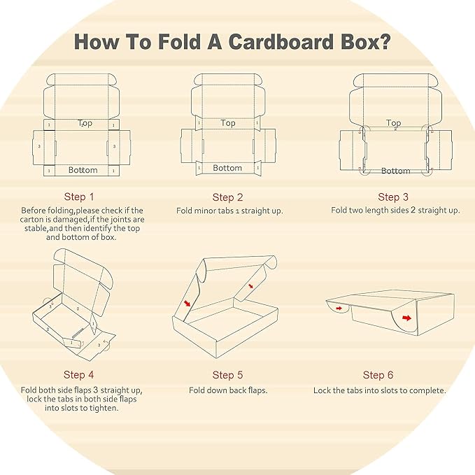 MEBRUDY 6x4x3 Inches Shipping Boxes Pack of 25, Small Corrugated Cardboard Box for Mailing Packing Literature Mailer