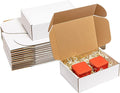 Shipping Boxes 12x9x4 Inches 20 Pack Corrugated Cardboard Mailing Boxes for Small Business - Medium White Literature Mailer Packaging Supplies