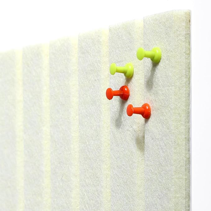 Large Felt Bulletin Board 35x47 Inch, 12pcs Peel and Stick Felt Wall Tiles Modern Push Pin Board for Wall Organization
