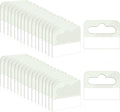 200 Pcs Hang Tabs, Clear Self-Adhesive Hanging Tabs, Heavy Duty Adhesive Hang Tags, Plastic Hang Tags with Slot Hole, Hanging Product Tags for Retail Display, 1.77x1.37 Inches