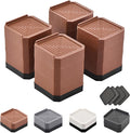 Bed Risers Furniture Risers Heavy-Duty Rectangular Adjustable Block Lift to 3 inches and 4.3 inches Desk, Sofa, Chair Legs, Refrigerator, Washing Machine Support up to 4000 pounds