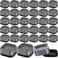 Ecally Furniture Risers Adjustable Bed Risers Desk Leg Risers 1.38" Stackable Heavy Duty Bed Lifts Risers Square Bed Raising Blocks for Mattress Table Leg Desk Chair Couch Sofa Dorm (Gray,32 Pack)