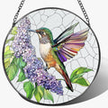 Stained Glass Window Hanging, 8 Inch Hummingbird Sun Catchers, Stained Glass Suncatcher, Window Decor, Gifts for Mothers Day, Birthday, Christmas, Hummingbird Gifts, Gift for Women Mom and Grandma