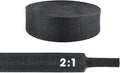 2 to 1 Heat Shrink Braided Sleeving 3/4" - 24 feet Pliable Shrinkable Fabric Sleeve for Protection Cable/Wire/Irregular Shape Hose