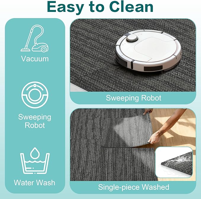 jxgzyy Commercial Carpet Tiles, 20×20 Inch, 0.31'' Padded Carpet Squares, Non-Adhesive Carpet Flooring with Textured Silicone Back, Easy DIY, Suitable for Play Room, 16 Pcs/43.1 Sqft