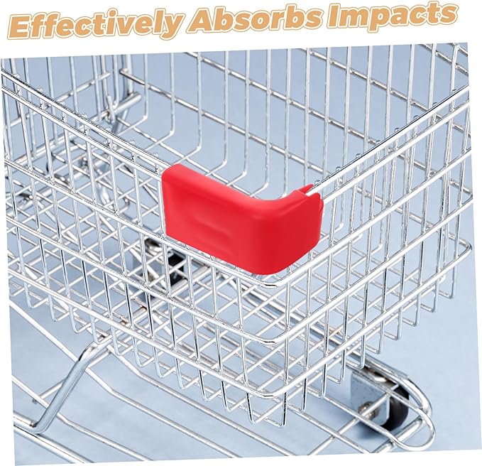 SUPVOX Cart Frame Protector Shopping Cart Corner Bumpers Plastic Collision Strip Shopping Easy to Install