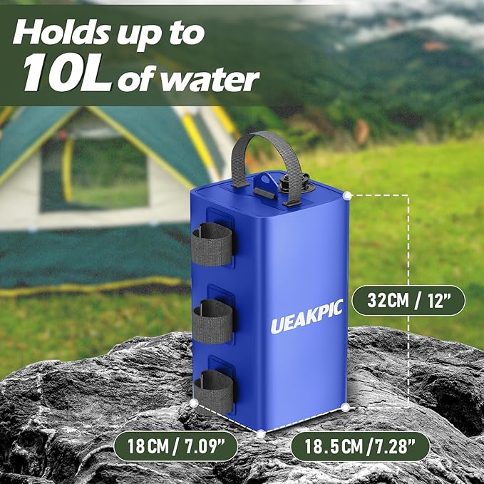 Canopy Weights, 88 LBS Heavy Duty Set of 4 Tent Water Leg Bags for Outdoor Gazebos, Umbrellas, Pergolas, Sunshades & Patio Furniture (Blue 10L x 4)