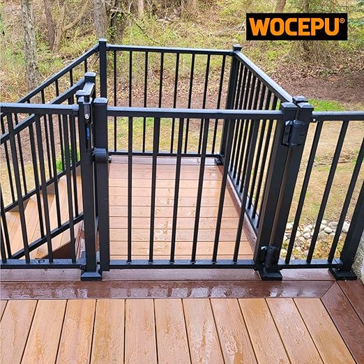 12 pcs 2.5"x2.5" (Actual: 2.5"x2.5") Aluminum Deck Post Base Cover, for Railings, Stairs, Patios, Porches, Split Deck Post Skirt (Black)