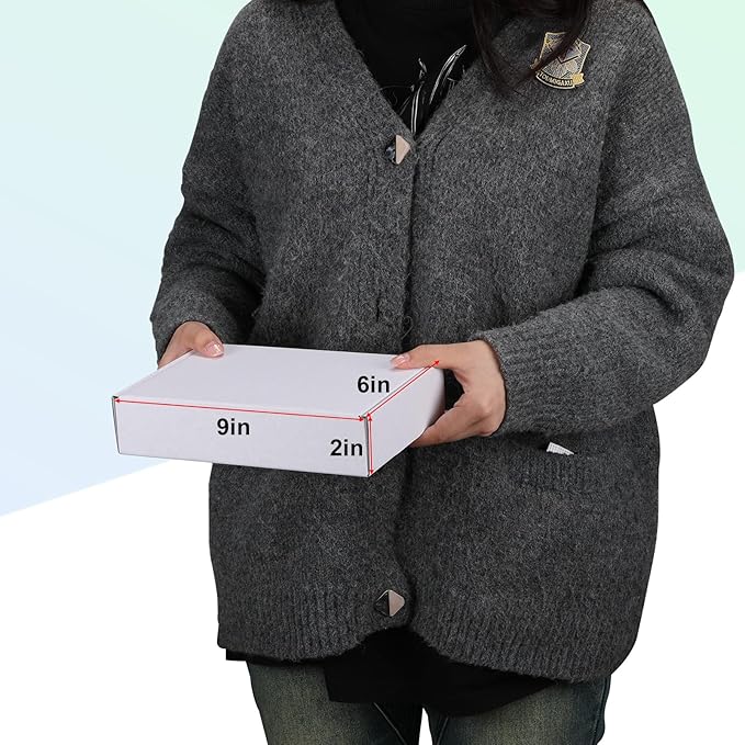 MEBRUDY 9X6X2 Shipping Boxes, 25 Pack White Literature Mailer Corrugated Cardboard Box for Small Business Mailing Packaging