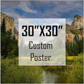 ZXDZSM Personalized Custom Canvas Poster(Unframe,30"X30"): Upload Your Image/Photo - Custom Personalized Photo to Poster Printing, Wall Art Prints ﻿