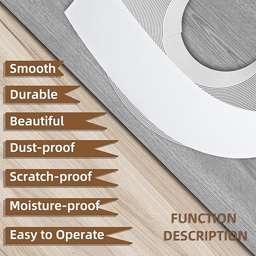 GSCIT Club White Edge Banding, 1 1/2 inch x 25ft Melamine Edge Banding with Hot Melt Adhesive Pre-glued Edge Banding Flexible Edging for Plywood Cabinet Furniture