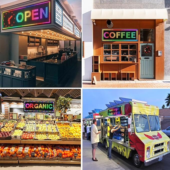 CT-P10 OUTDOOR Colorful Images Texts & Number LED sign board