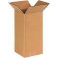 BOX USA 6x6x12 Tall Corrugated Boxes, Tall, 6L x 6W x 12H, Pack of 25 | Shipping, Packaging, Moving, Storage Box for Home or Business, Strong Wholesale Bulk Boxes