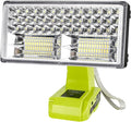 50W 4200LM Cordless LED Work Light for Ryobi One 18V Battery Portable Flood Lights for Outdoor Indoor Workshop Job Site, Floodlight & Spotlight Modes/Pivoting Head/USB Port(No Battery)