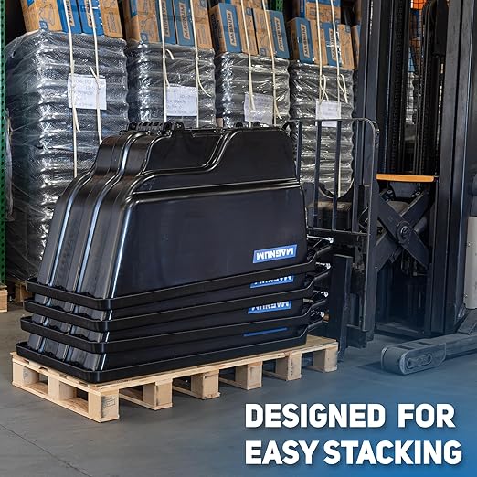 Tilt Truck, 1/2 Cu. Yd. Capacity Dump Cart with Heavy Duty 12” Wheels & 5” Casters for Handling, Transporting on Construction Jobsites, 750 lbs, Trash Cart with Wheels DUC12A-03PK (3-Pack)
