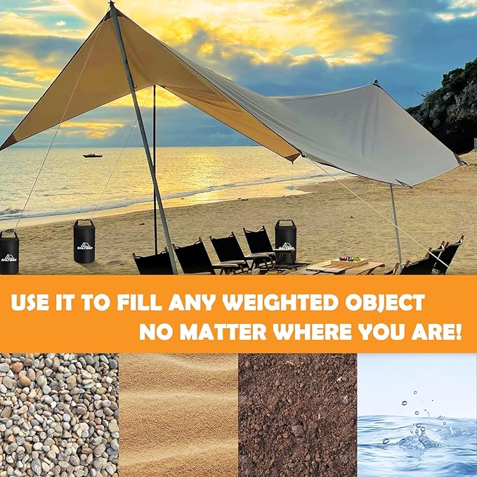 Canopy Weights Sand Bags,224 LBS Sand Bags Canopy Tent Weights for Canopy Legs,Heavy Duty Weights Bags for Pop Up Tent Gazebo Legs(Without Sand)