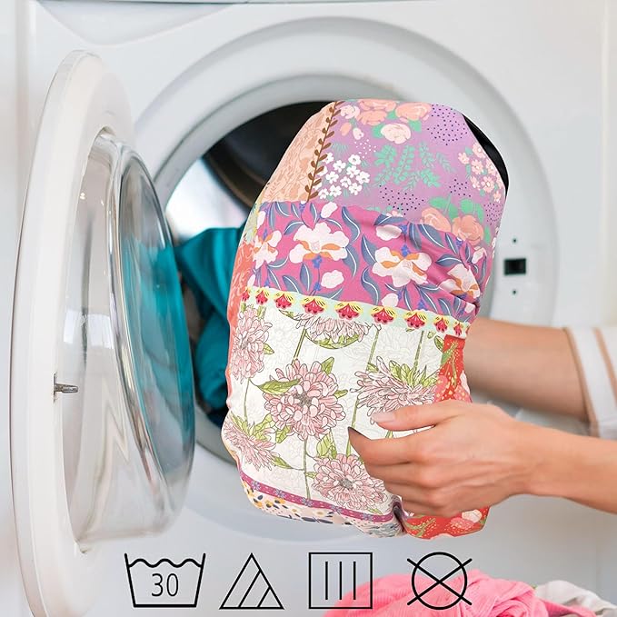 Shopping Cart Cover for Baby,2-in-1 High Chair Cover with Portable Cloth Bag,Cart Seat Pad for Babies Grocery Cushion Cover Restaurant,Suitable for All Supermarkets