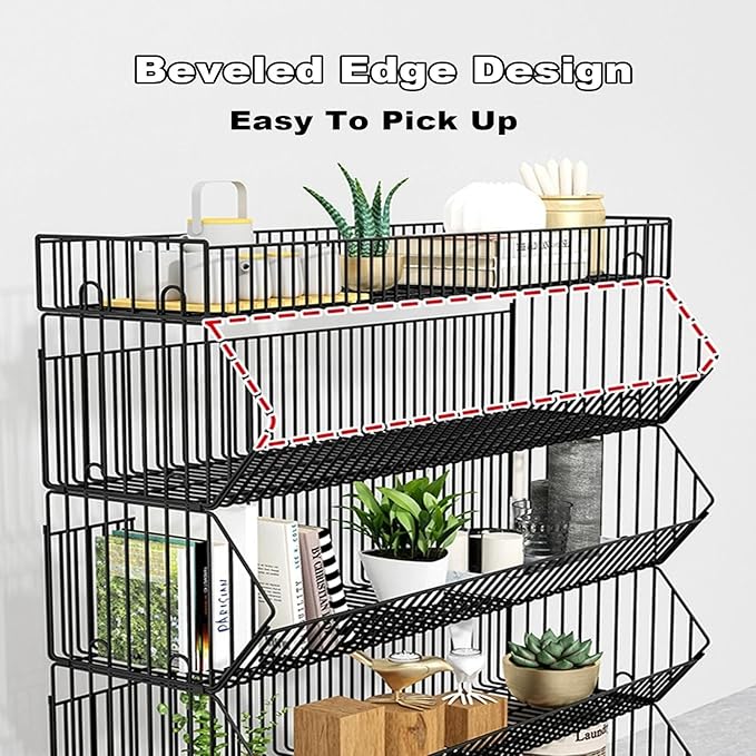 5-Tier Slanted Rolling Retail Display Rack with Locking Wheels | Heavy-Duty Metal Snack & Chip Display Stand for Grocery Stores, Supermarkets, Bakery | Space-Saving Store Organization Shelf