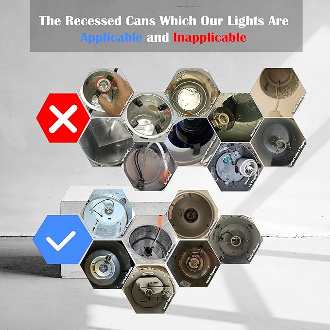 Jolux 12-Pack 5/6" LED Can Lights Retrofit Recessed Lighting,12W=60W,3000K WarmWhite,800 Lumens,Dimmable Can Lights,ETL,Damp Rated,Simple Installation Adjustable Retrofit Downlight,Bevel Trim