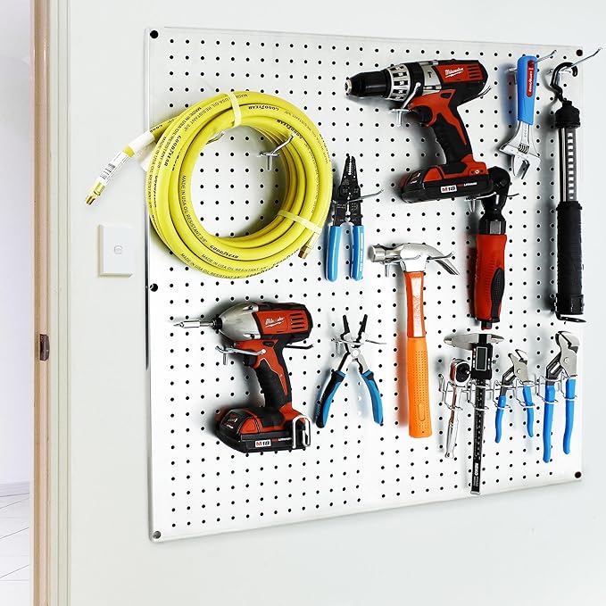 Presa Metal Peg Board Shelving Hooks, 2-inch, 25-pack