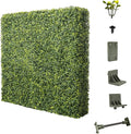 E&K 72" Wx72 Hx12 D Artificial Boxwood Hedge Wall, Artificial Outdoor Privacy Wall for Balcony Backyard Office, Indoor Divider Freestanding Greenery Backdrop
