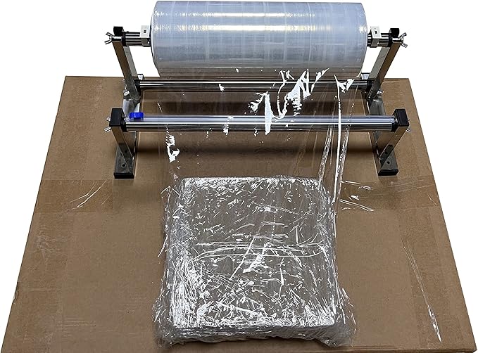 24 inch Table Stretch Film Dispenser Wrapping Packing Machine Manual Pallet Wrapper Tool Set