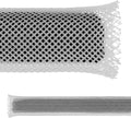 Electriduct 1/2" PET Expandable Braid Sleeving Flame Retardant Flexible Wire Mesh for Cord Management and Cable Protection - 25 Feet - Clear