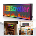 ‌Kochenkore P10 Programmable LED Sign, 39"x14" Scrolling Display, Waterproof Outdoor Digital Signage with WiFi Control, Indoor RGB Advertising Message Board for Business & Store Signs