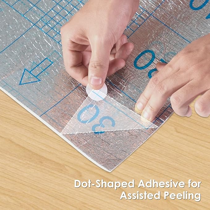 Carpet Tile 20 Pack 24” X 24” Self Adhesive Carpet Floor Tiles Anti-Slip Squares Peel and Stick Floor Tilel DIY Installation for Bedroom(Dark Grey)