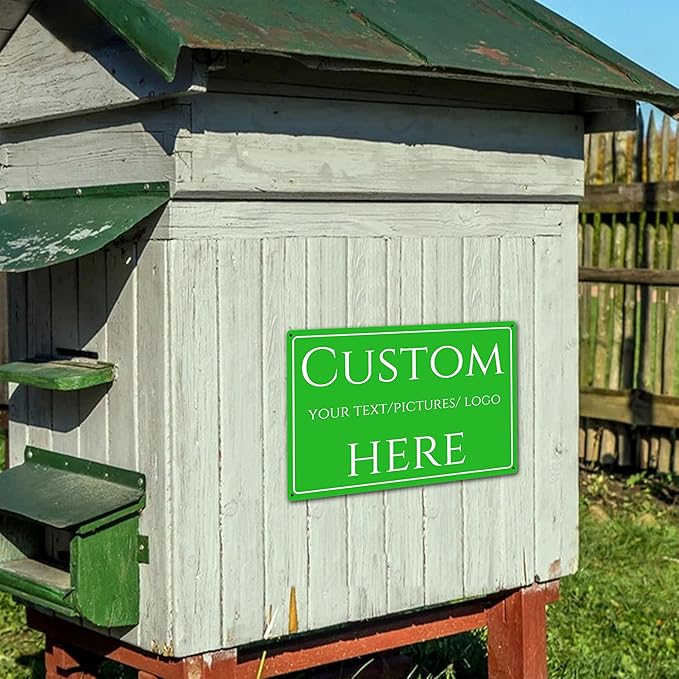 Custom Sign,make your own sign custom，front door sign, be right back,Customize for Office, Business, Workplace, office, Home, Delivery Signs,Double-sided(18 * 14 Inch)