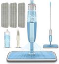 Spray Wet Mops for Hardwood Floor Cleaning: MEXERRIS Floor Mop with 3 Washable Pads for Swiffer Powermop - Refillable Dust Dry Mop - Home Commercial Mops for Wood Laminate Ceramic Tiles Vinyl